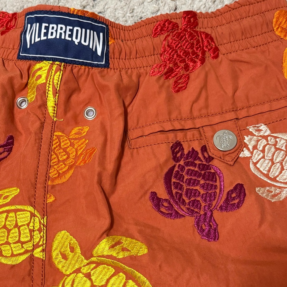 Vilebrequin Ronde Tortues Embroidered Swim Shorts Limited Edition $690, M, NWT - Picture 10 of 13